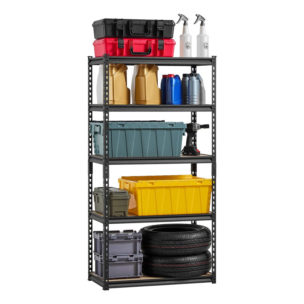 326G0P9FV0 - Heavy-Duty 5-Tier Shelving Unit, 2000 lbs Capacity 62.8" H