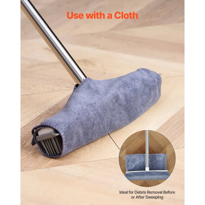 YY-C006 - Adjustable Pet Hair Broom with Microfiber Cloth for Easy Cleaning