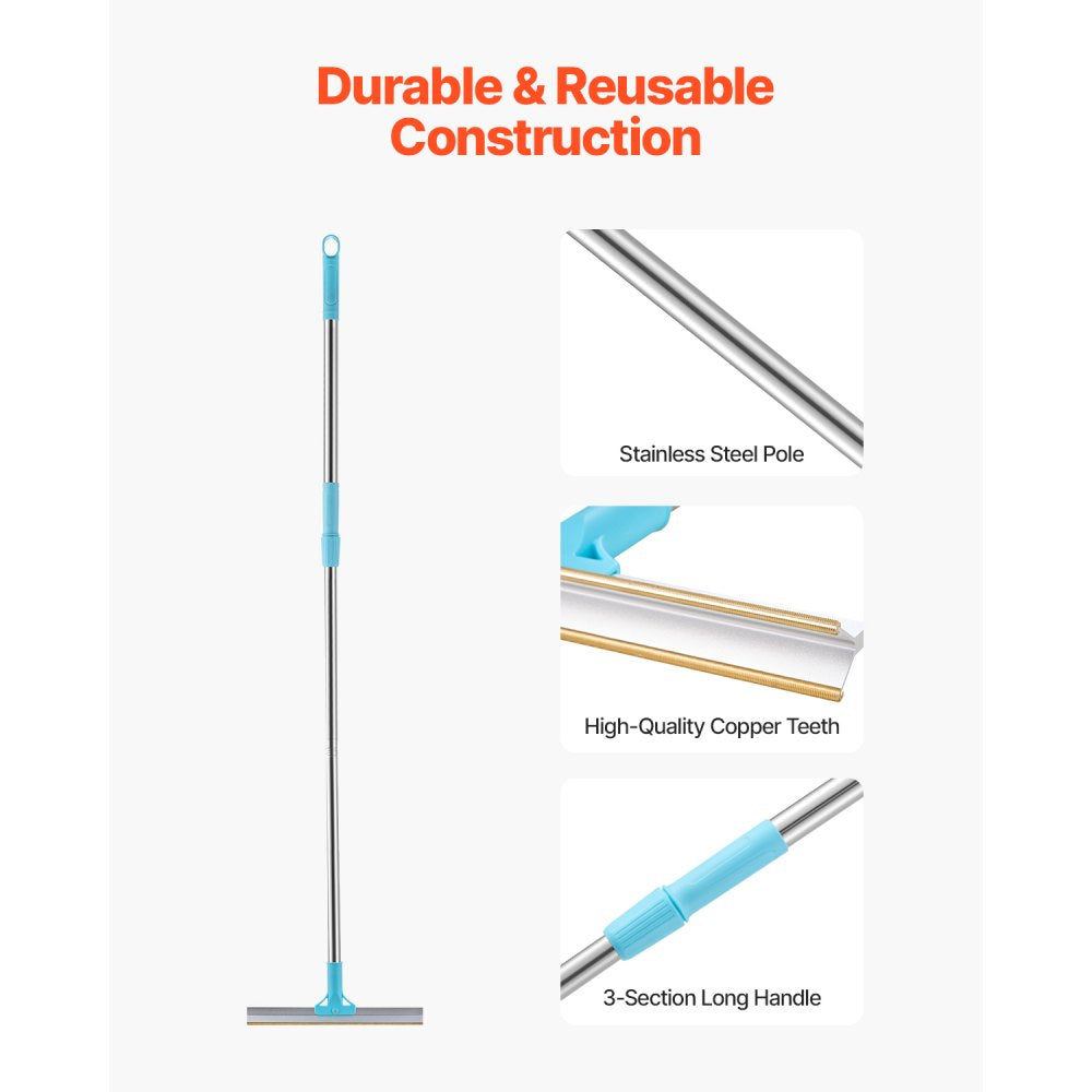 MDSP1021 - Adjustable Pet Hair Rake for Easy Carpet Cleaning