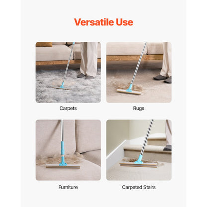 MDSP1021 - Adjustable Pet Hair Rake for Easy Carpet Cleaning