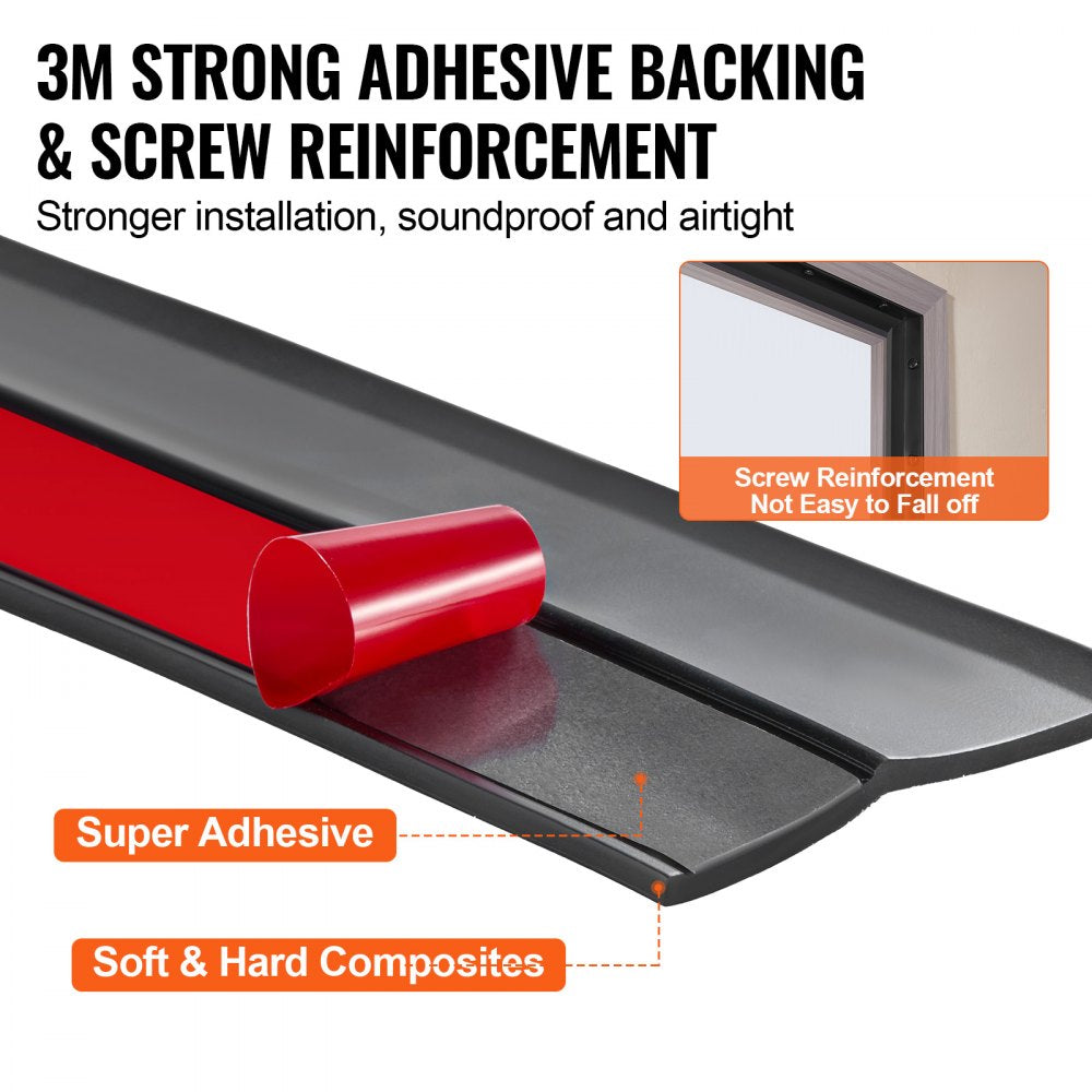 MH1400-20ft - High-Grade TPE Garage Door Seal, 20ft Length