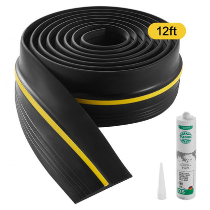 MH1925-12ft - Durable 12ft PVC Garage Door Seal Strip for Weatherproofing