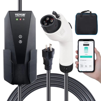 EV-B06-US003A - 28ft Portable EV Charger, 16A with Dual Voltage Flexibility