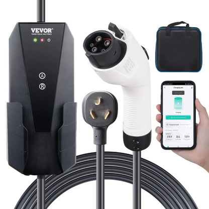 EV-B06-US003B - 28ft Level 2 Portable EV Charger, IP66 Rated, 16A