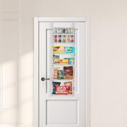 DPO-6A - 6-Basket Over-Door Organizer with Adjustable Spacing for Small Spaces