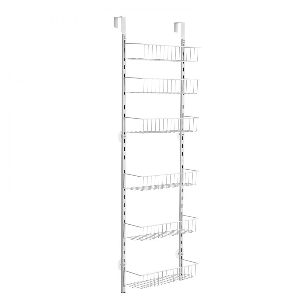 DPO-6A - 6-Basket Over-Door Organizer with Adjustable Spacing for Small Spaces
