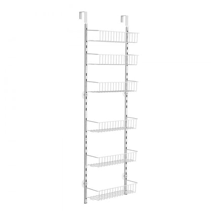 DPO-6A - 6-Basket Over-Door Organizer with Adjustable Spacing for Small Spaces