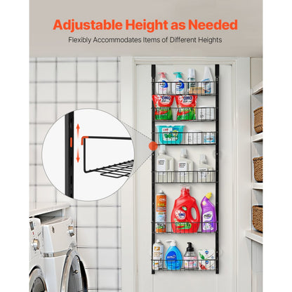 DPO-6B - 6-Basket Over the Door Pantry Organizer for Small Spaces