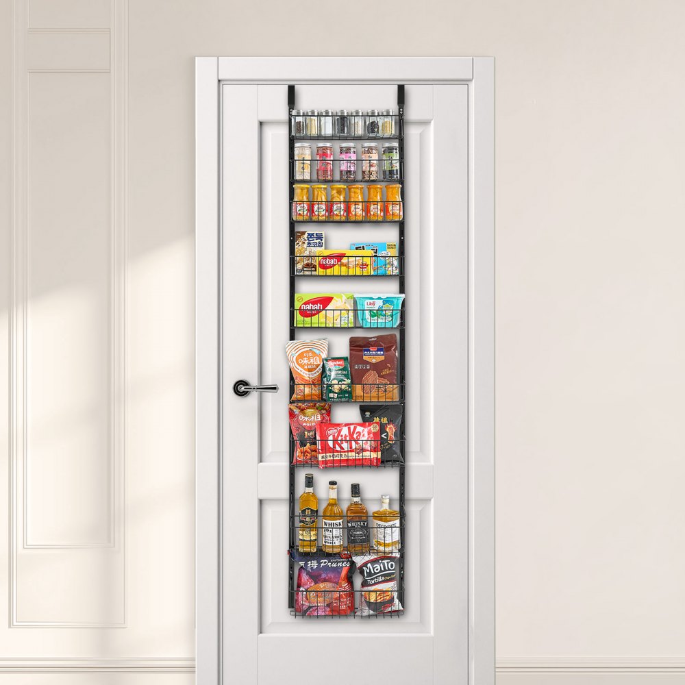 DPO-9B - Heavy-Duty Over the Door Organizer with 9 Baskets and Adjustable Spacing