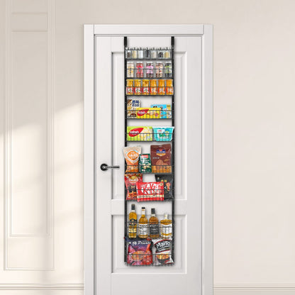 DPO-9B - Heavy-Duty Over the Door Organizer with 9 Baskets and Adjustable Spacing