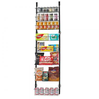 DPO-9B - Heavy-Duty Over the Door Organizer with 9 Baskets and Adjustable Spacing