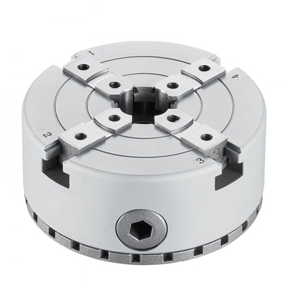 KP96 - 4-Jaw Lathe Chuck, 3.4" Diameter, 1.77-2.75" Workpiece Range