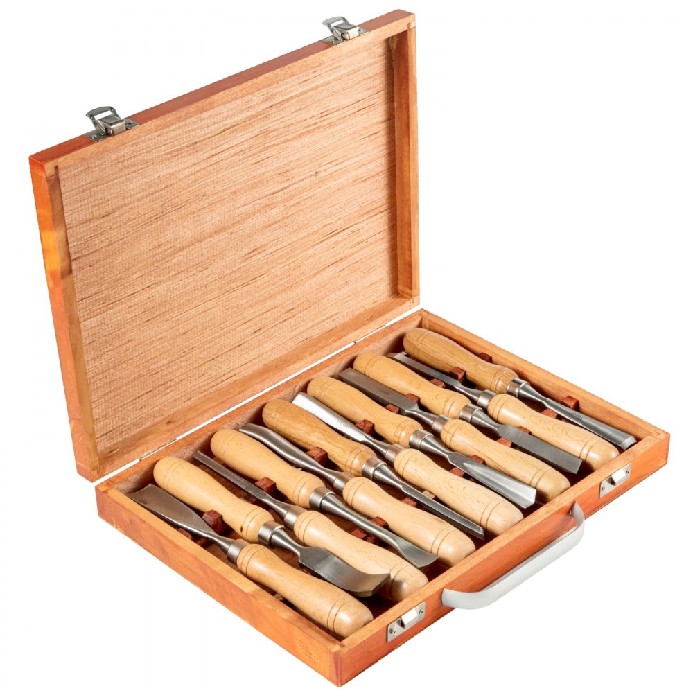 010967136926 - VEVOR 12-Piece HSS Lathe Chisel Set, 190mm Long