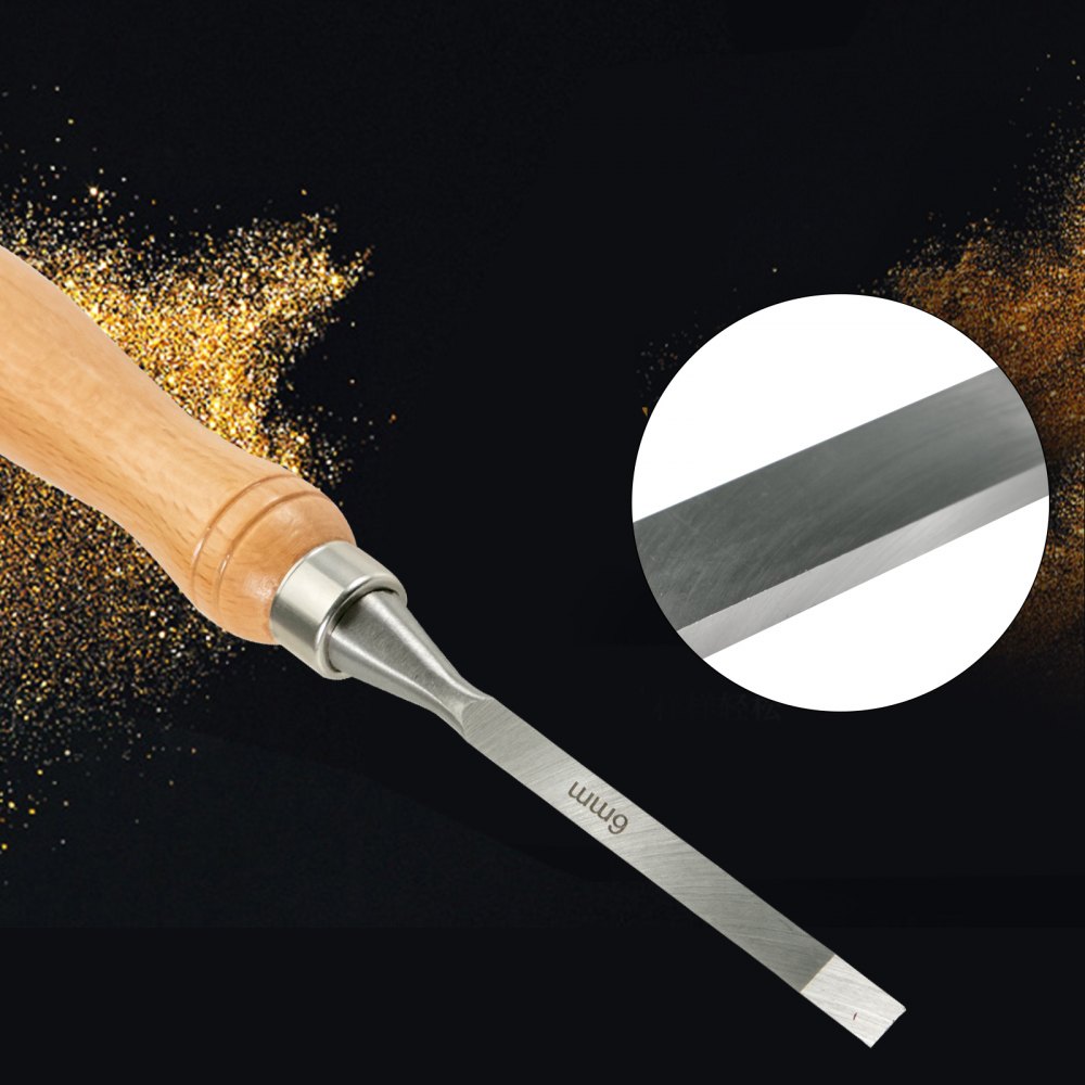 010967136926 - VEVOR 12-Piece HSS Lathe Chisel Set, 190mm Long