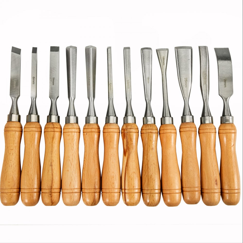 010967136926 - VEVOR 12-Piece HSS Lathe Chisel Set, 190mm Long