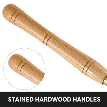 010675408310 - 8-Piece Wood Lathe Chisel Set with Polished Handles