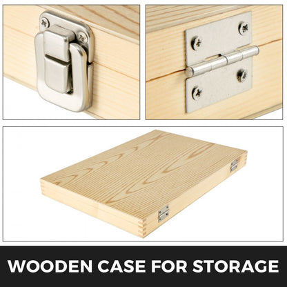 010675408310 - 8-Piece Wood Lathe Chisel Set with Polished Handles