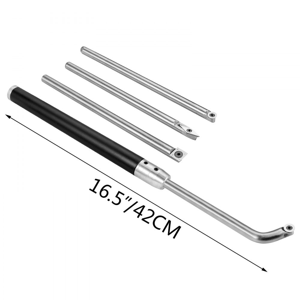 010449406254 - 4-Piece High Carbon Steel Wood Turning Tool Set