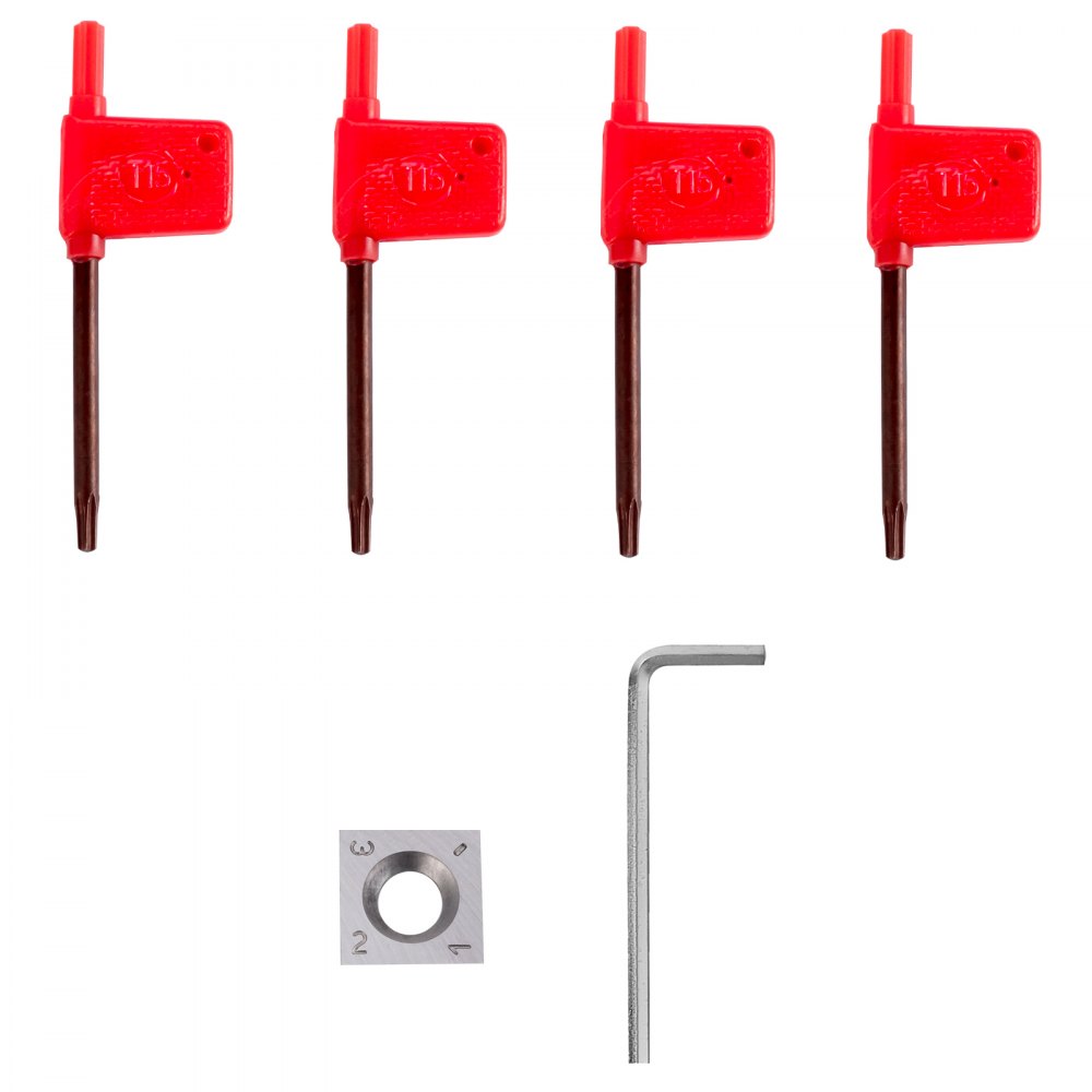010449406254 - 4-Piece High Carbon Steel Wood Turning Tool Set