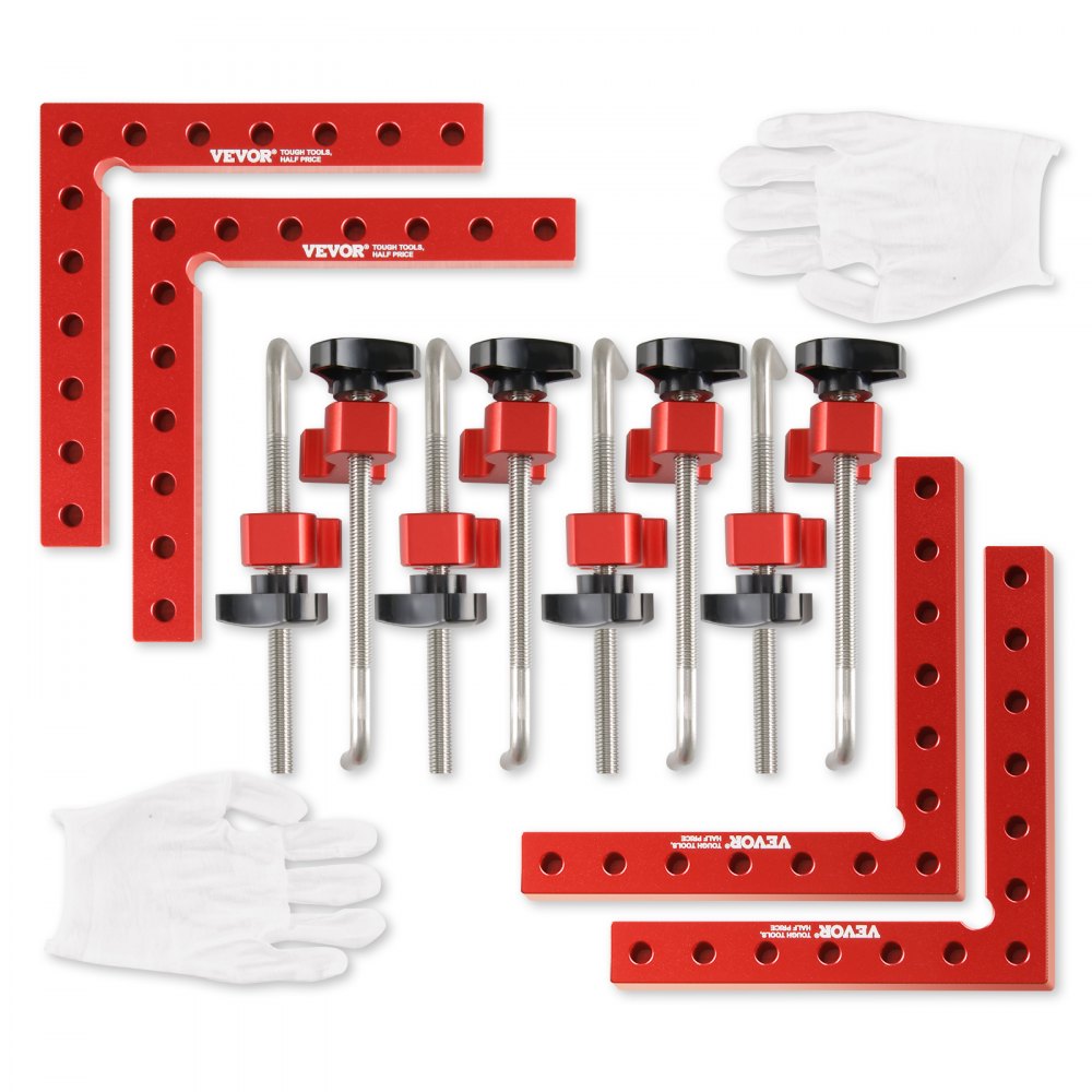 140*140*4 - VEVOR 90° Right Angle Clamps for Woodworking Projects