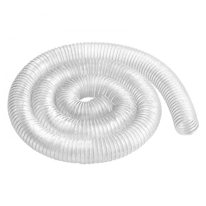 2.5inch-1 - 2.5 x 10 Flexible PVC Dust Hose with Stainless Steel Clamps