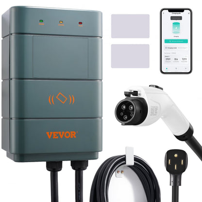 EV-A01-US009B - Smart 40A EV Charger with 22ft Cable, Wi-Fi Enabled