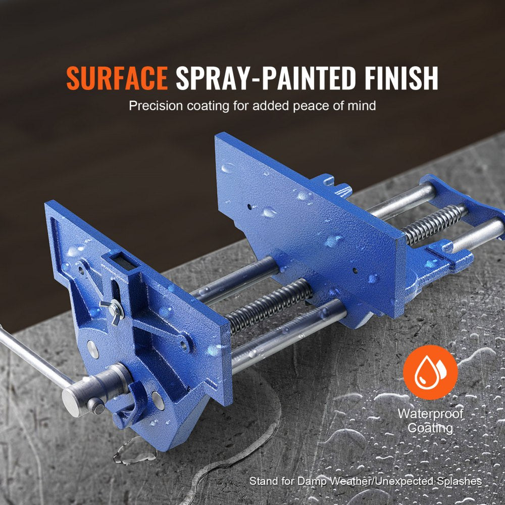 MGJ10 - 13" Cast Iron VEVOR Woodworking Vise with Quick Release Lever