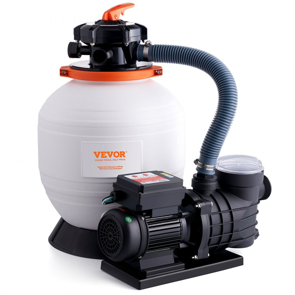 HCP550A-D - 0.75 HP Sand Filter Pump - 3000 GPH, 5 Modes for Pools