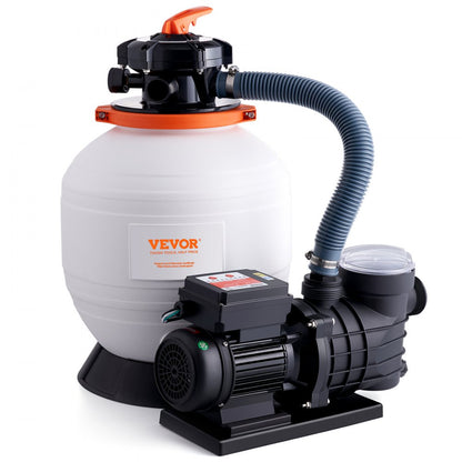 HCP550A-D - 0.75 HP Sand Filter Pump - 3000 GPH, 5 Modes for Pools