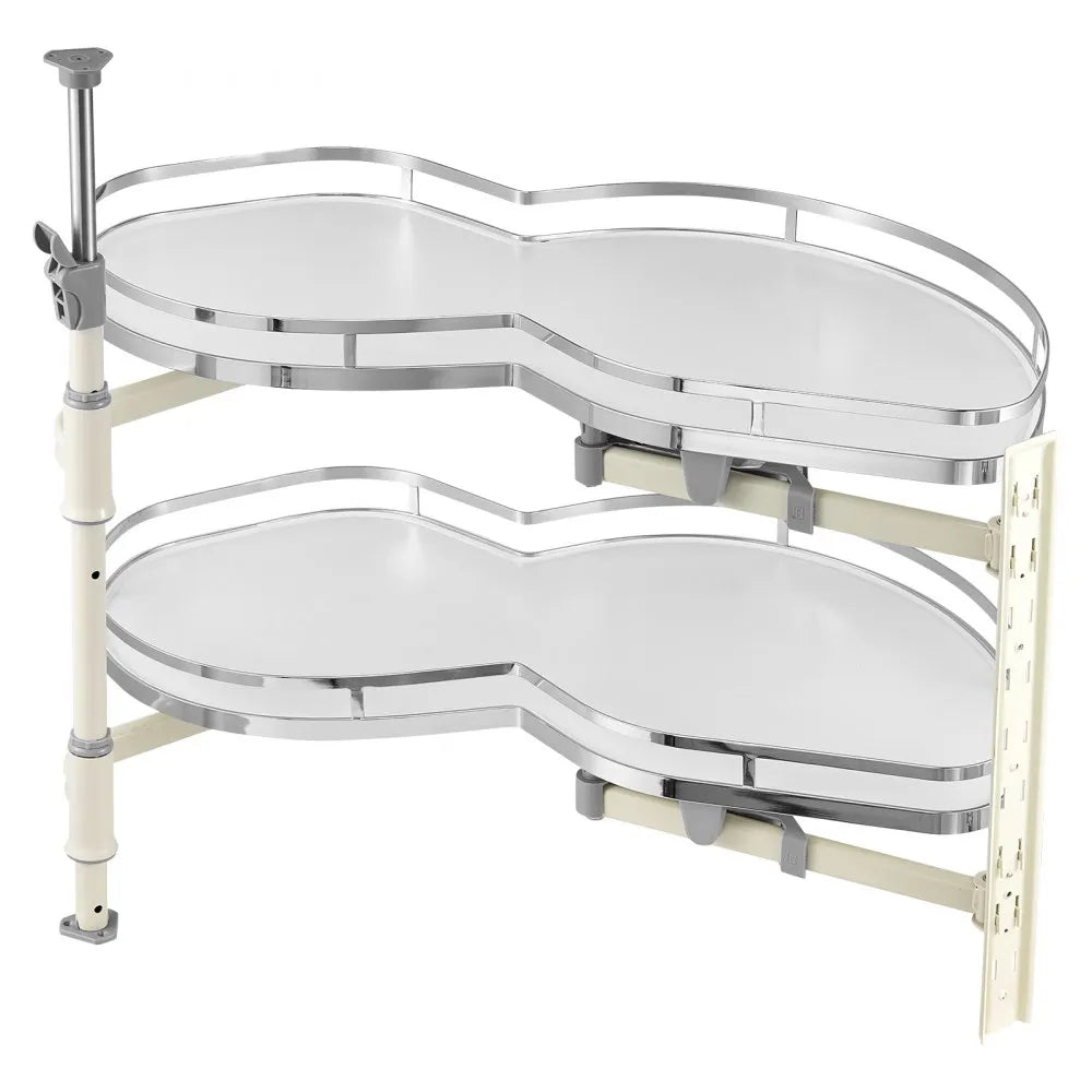 DG-668R - Adjustable Blind Corner Kitchen Organizer with Soft Close Swing Tray