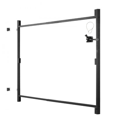 AA70000304 - Adjustable Metal Gate Kit for Doors 40-72 in Wide, Durable Design