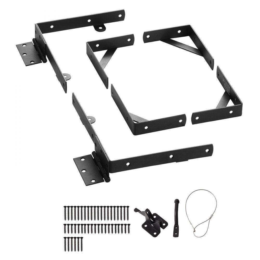A70002101 - Durable Metal Gate Bracket for Sag Prevention and Versatile Fit