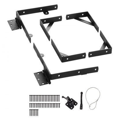 A70002101 - Durable Metal Gate Bracket for Sag Prevention and Versatile Fit