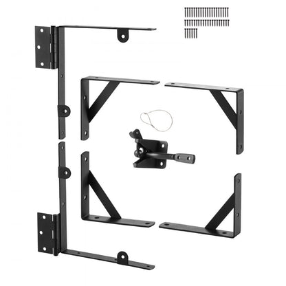 A70002101 - Durable Metal Gate Bracket for Sag Prevention and Versatile Fit