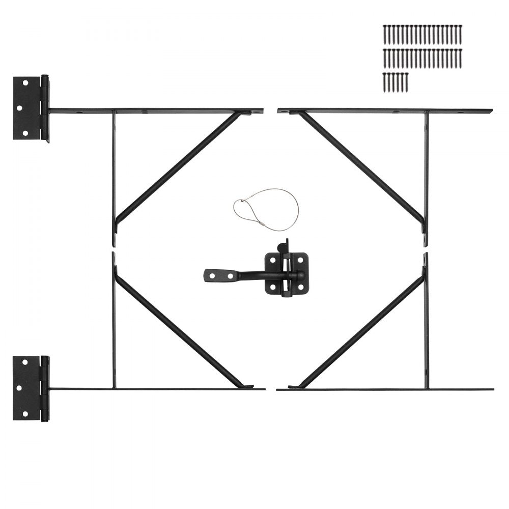 AA70000201 - Durable Metal Gate Brace Bracket for Sag Prevention