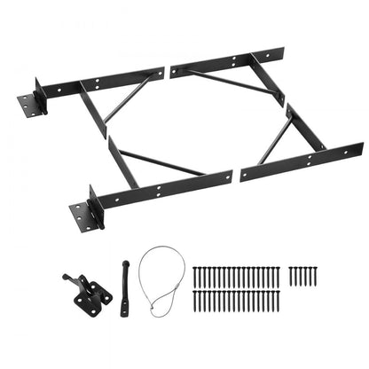 AA70000201 - Durable Metal Gate Brace Bracket for Sag Prevention