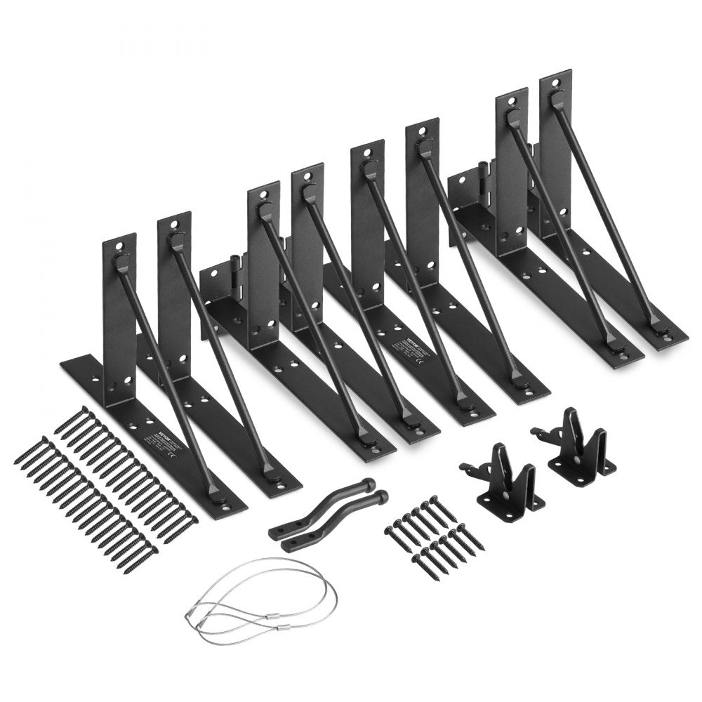 AA70000202 - Durable Metal Gate Brace Kit, Anti-Sag, Weatherproof Design