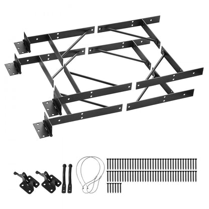 AA70000202 - Durable Metal Gate Brace Kit, Anti-Sag, Weatherproof Design