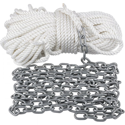 12X20015X516 - 4" Heavy-Duty Marine Anchor Chain for Large Boats