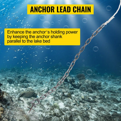 12X20015X516 - 4" Heavy-Duty Marine Anchor Chain for Large Boats