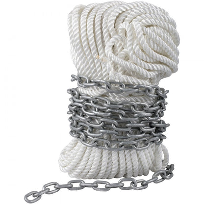 12X20015X516 - 4" Heavy-Duty Marine Anchor Chain for Large Boats