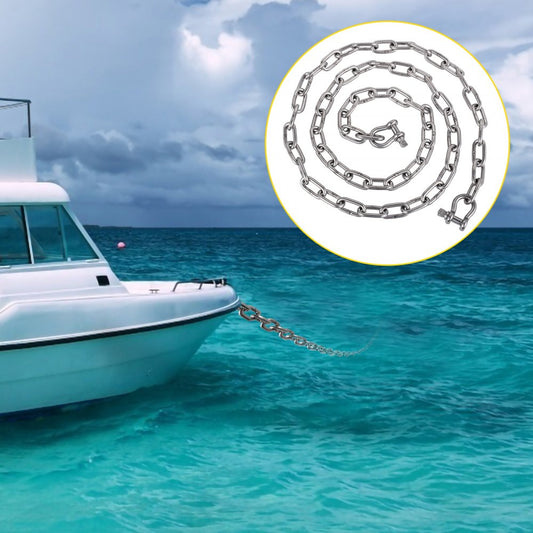 SH006 - Heavy-Duty 6' x 5/16" VEVOR Boat Anchor Chain for Secure Anchoring