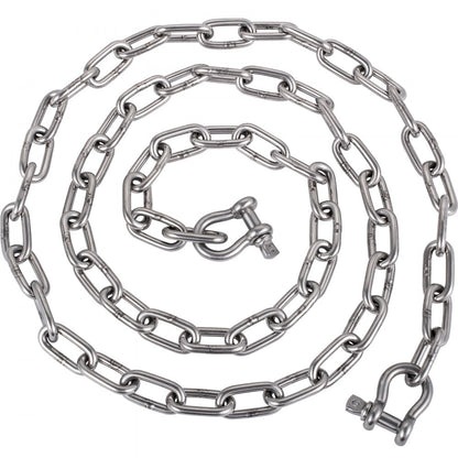 SH006 - Heavy-Duty 6' x 5/16" VEVOR Boat Anchor Chain for Secure Anchoring