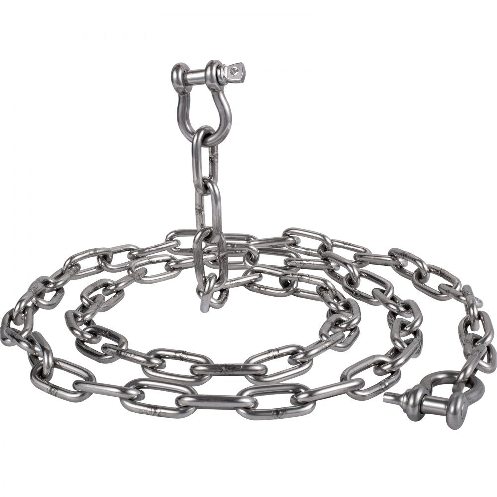 SH006 - Heavy-Duty 6' x 5/16" VEVOR Boat Anchor Chain for Secure Anchoring