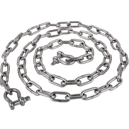 SH006 - Heavy-Duty 6' x 5/16" VEVOR Boat Anchor Chain for Secure Anchoring
