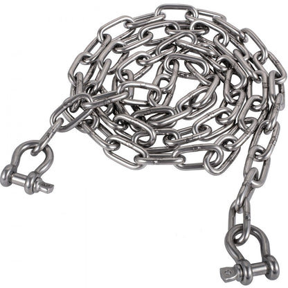 SH006 - Heavy-Duty 6' x 5/16" VEVOR Boat Anchor Chain for Secure Anchoring