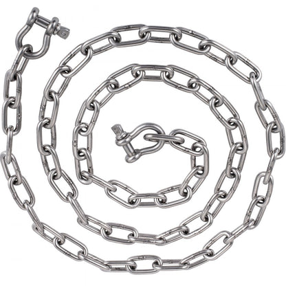 SH006 - Heavy-Duty 6' x 5/16" VEVOR Boat Anchor Chain for Secure Anchoring