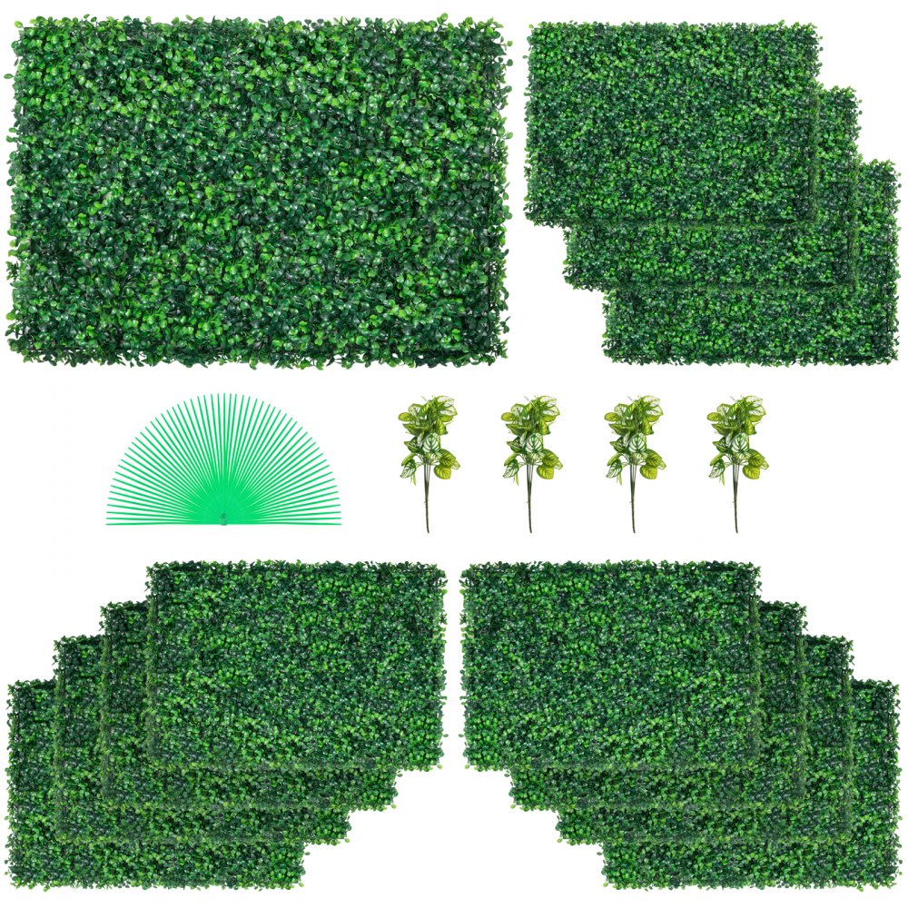 010343048954 - Easy-Install 24"x16" Grass Wall Panels for Privacy and Style