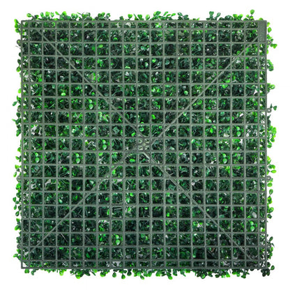 010220122037 - 20" Artificial Boxwood Panel for Indoor/Outdoor Decor