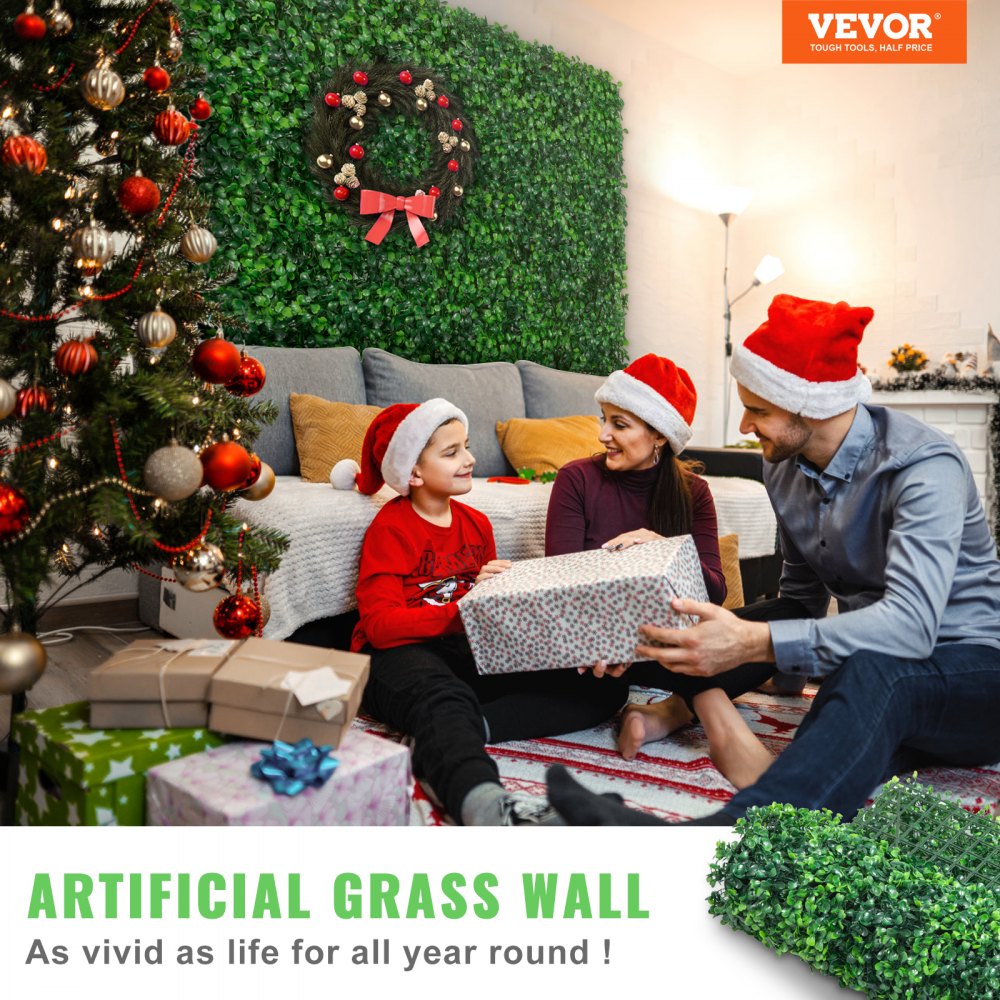 010653056891 - UV-Resistant 24pcs Boxwood Panels for DIY Aesthetic & Privacy